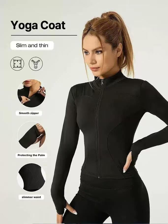 Pilates Yoga Edition - Fitness jacket, women's tight quick-drying top,