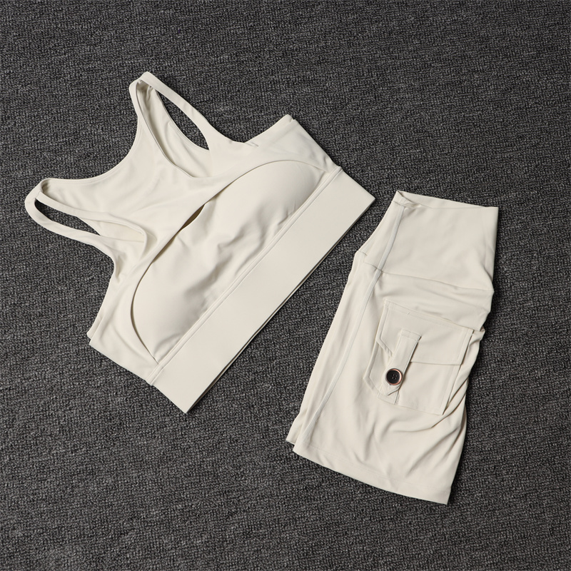 Pilates Yoga Gear - Fitness Shorts Yoga Sets Women's Tracksuit