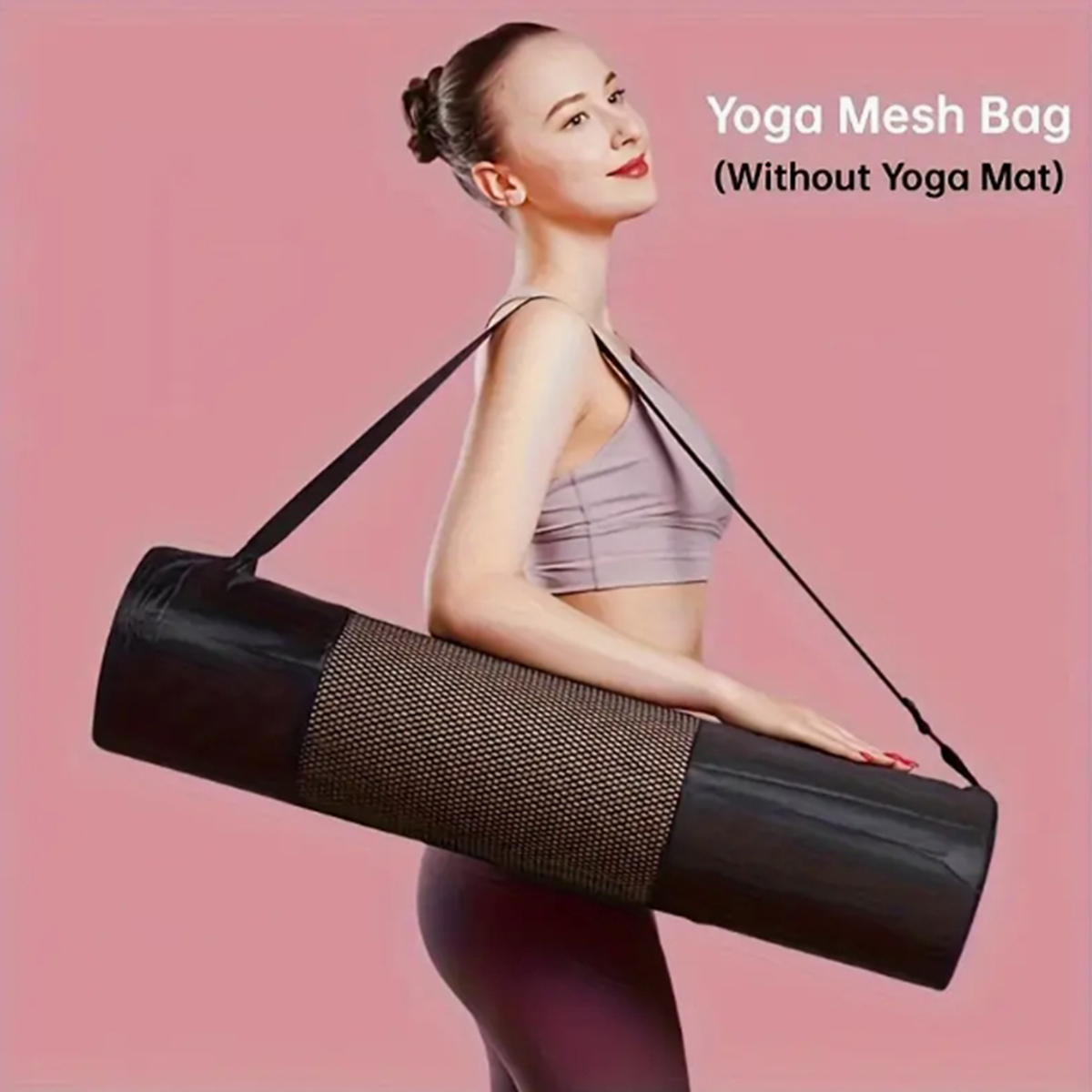 Pilates Yoga Gear - 1 Breathable Yoga Mat Storage Mesh