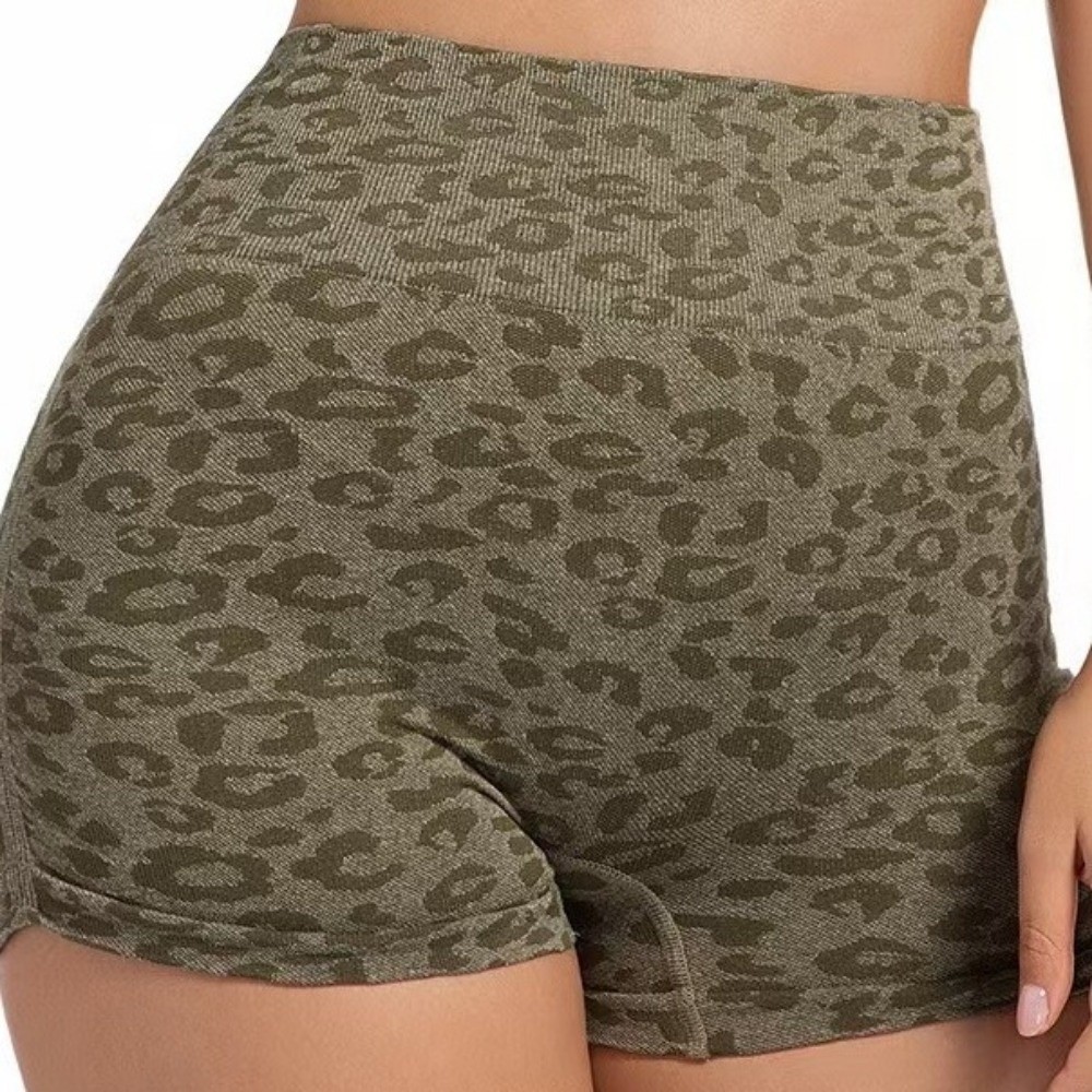 Casual Leopard High Waist Shor - огляд і ціна Pilates Yoga Oxford
