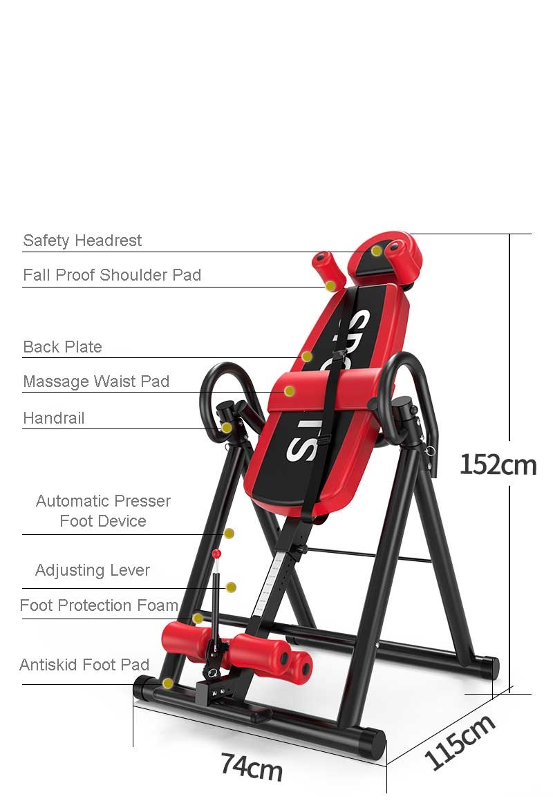 Hot Sale Folding Gym Equipment - огляд і ціна Inversion Table Fold