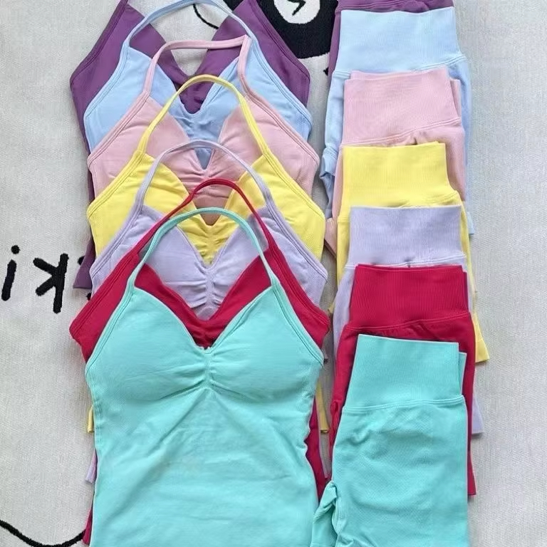 1-2 Pieces Gym Set Women Backl - огляд і ціна Pilates Yoga Gear