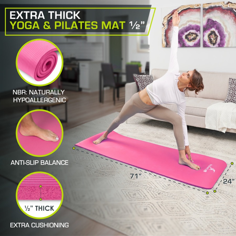 Extra Thick Yoga and Pilates M - огляд і ціна Pilates Yoga Or