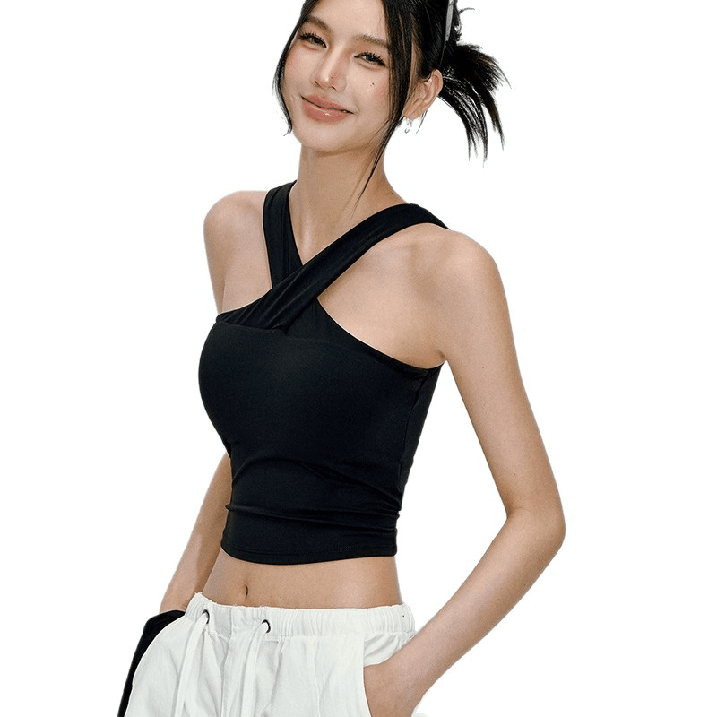 Women's halter sports vest, on - огляд і ціна Pilates Yoga Or